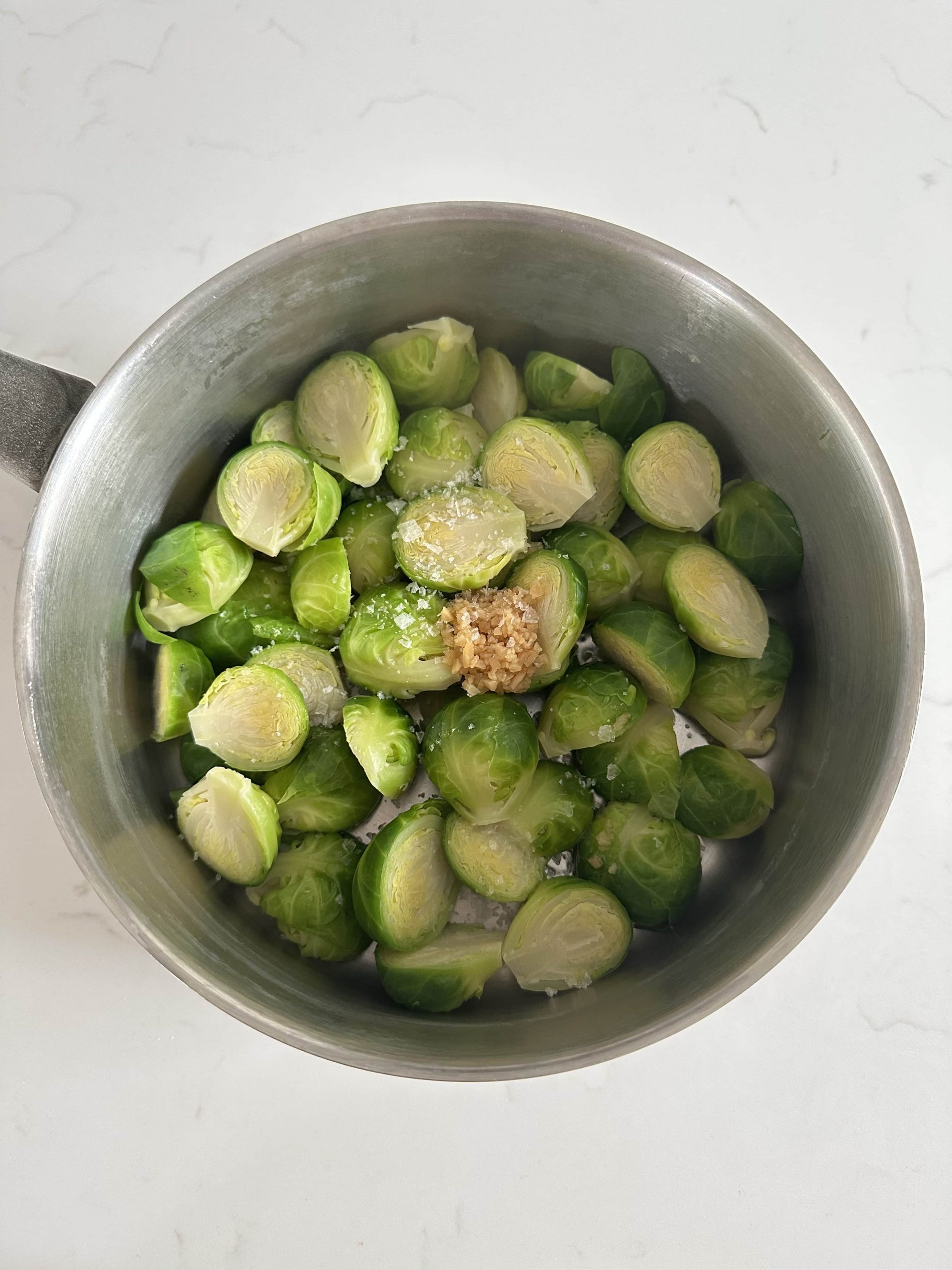 Air Fryer Brussels Sprouts with Bacon